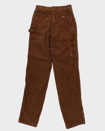 Vintage 90s Jordache Brown Corduroy Trousers - W28 L34