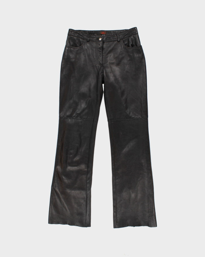 Women's Vintage Danier Leather Trousers -W 32