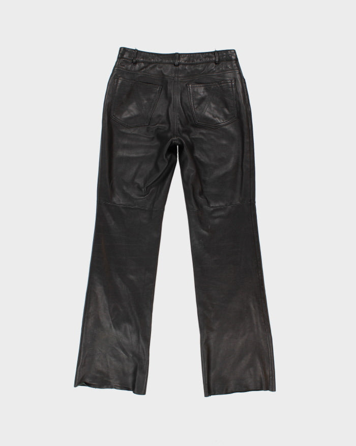 Women's Vintage Danier Leather Trousers -W 32