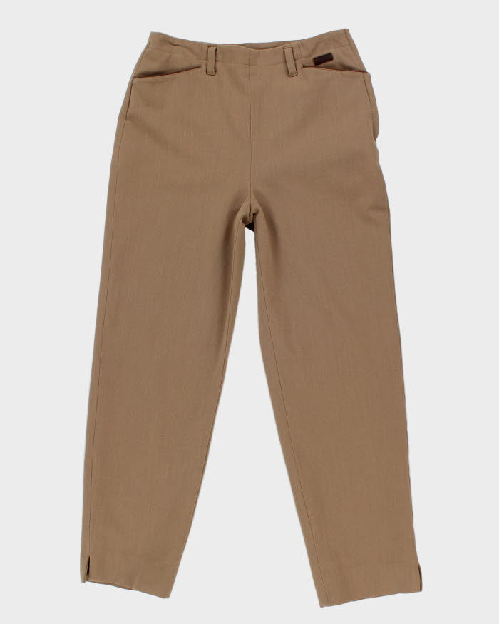 00s Lauren Ralph Lauren Beige Wool Blend Trousers - W28 L29