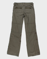 Y2K 00s Khaki Low Rise Trousers - W31 L33
