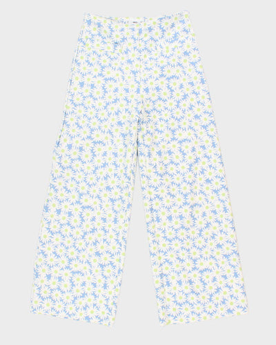 Women's Mango High Waisted Floral Trousers - S