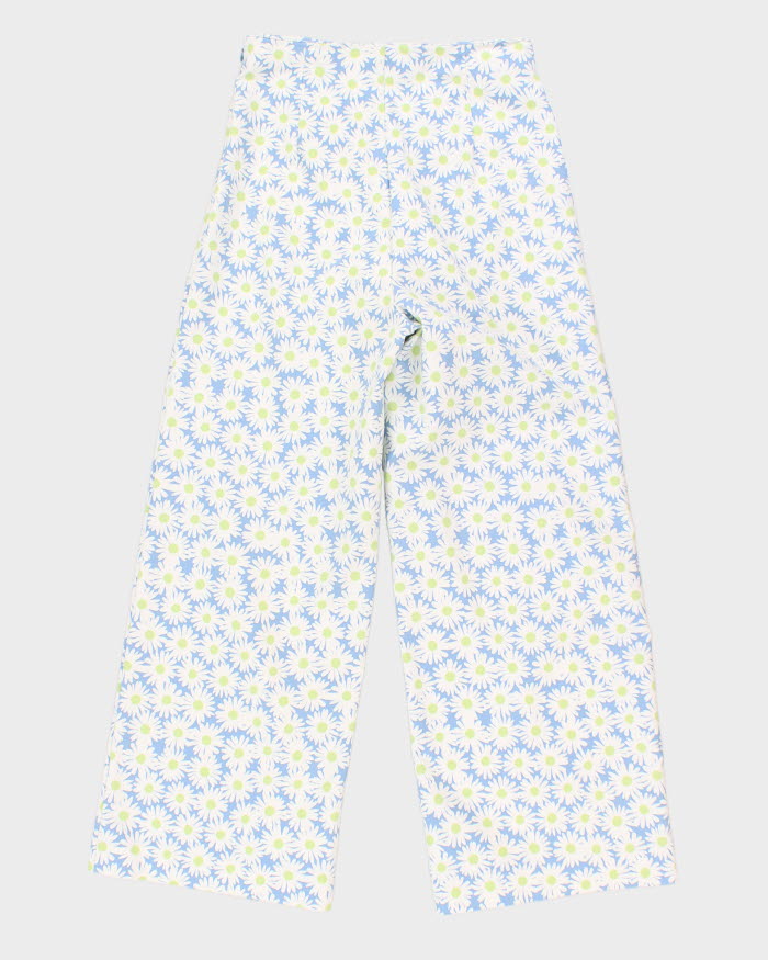 Women's Mango High Waisted Floral Trousers - S