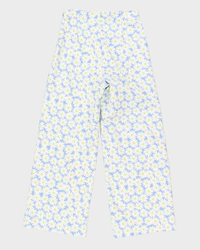 Women's Mango High Waisted Floral Trousers - S