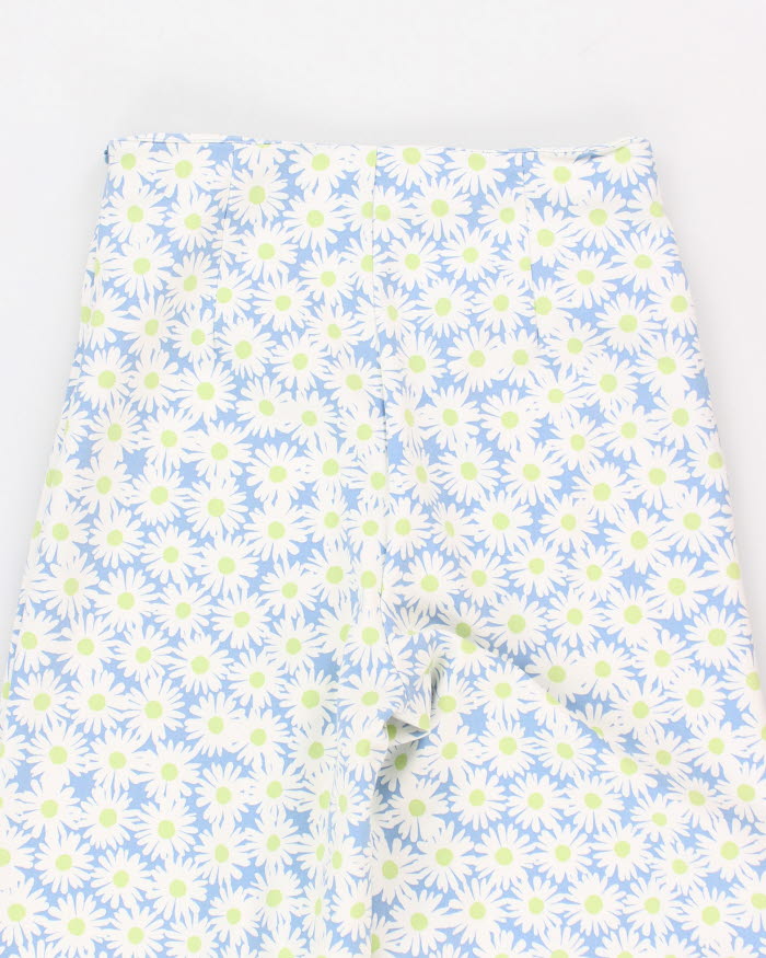Women's Mango High Waisted Floral Trousers - S