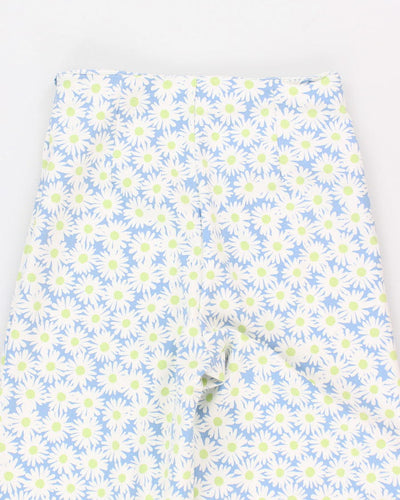 Women's Mango High Waisted Floral Trousers - S