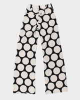Women's Polka Dot High Waisted Trousers - W26 L33