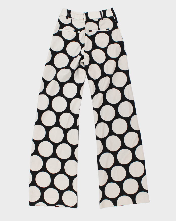 Women's Polka Dot High Waisted Trousers - W26 L33