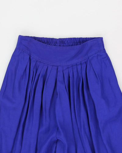 Women's 80s Purple High waisted Trousers - W26
