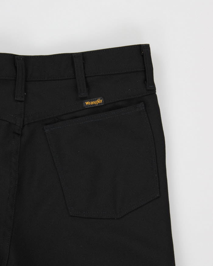 Women's Wrangler High Waisted Black Trousers - W32 L34