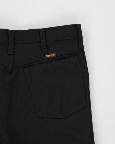 Women's Wrangler High Waisted Black Trousers - W32 L34