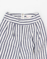 Women's High Waisted Striped Trousers - W26