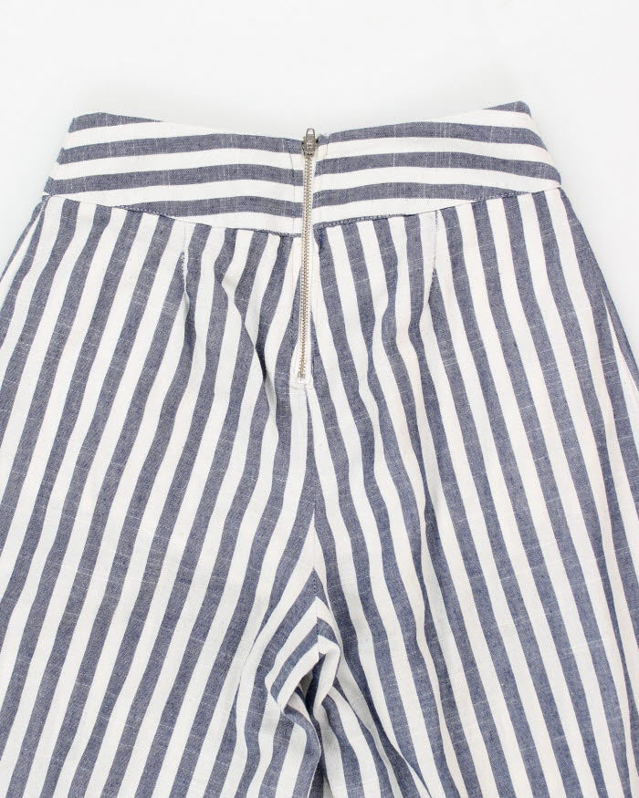 Women's High Waisted Striped Trousers - W26