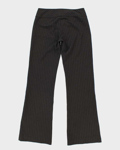 Y2k 00s Song Luxury Pin Stripe Flare Trousers -  S