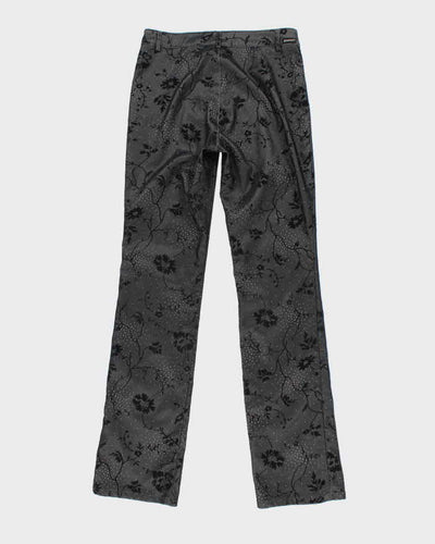 Vintage 90s Guess Floral Sparkly Trousers - W28