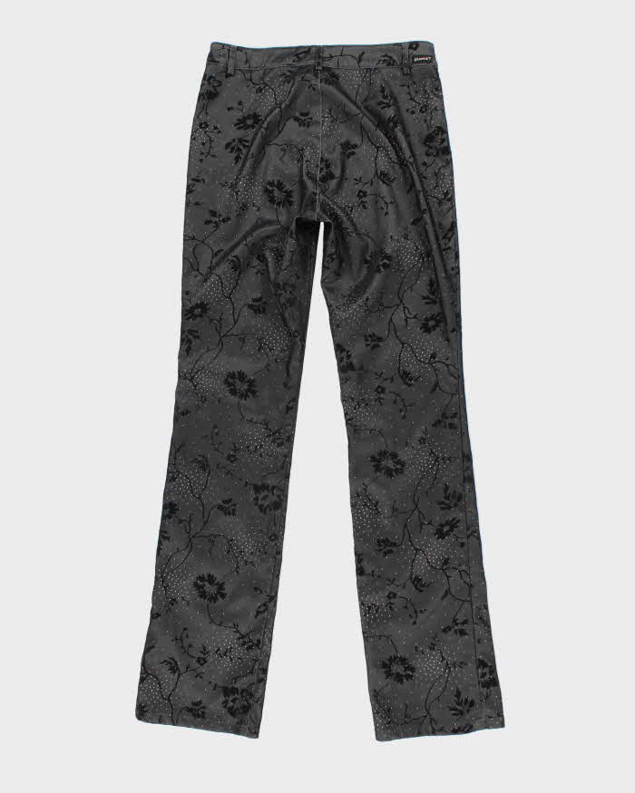 Vintage 90s Guess Floral Sparkly Trousers - W28