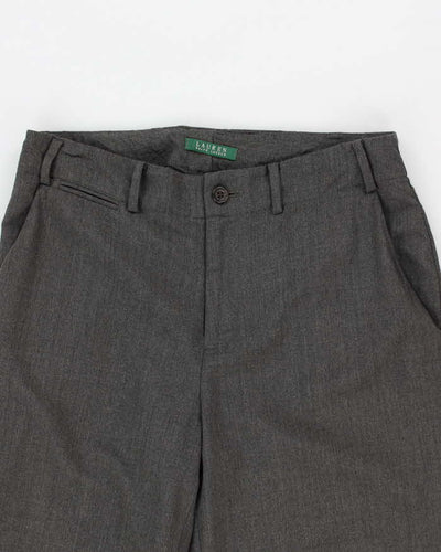 Ralph Lauren Women's Grey Suit Trousers - W34 L33