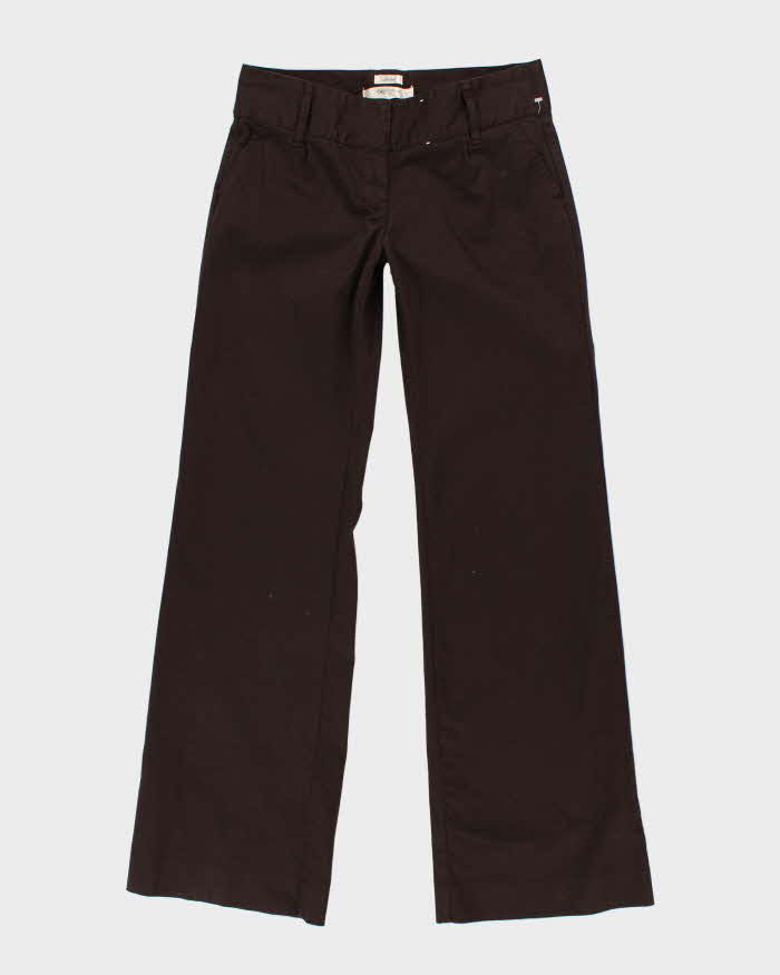 Y2k Old Navy Brown Low Waist Trousers - W30