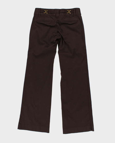 Y2k Old Navy Brown Low Waist Trousers - W30