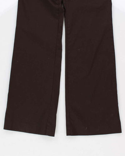 Y2k Old Navy Brown Low Waist Trousers - W30