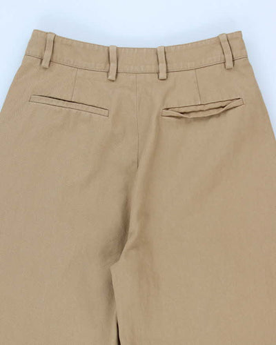Valentino High Waisted Wide Leg Cropped Trousers - W26