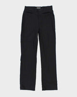 Vintage Versace Jeans Couture Black Cropped Trousers - W26 L27
