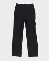 Vintage Versace Jeans Couture Black Cropped Trousers - W26 L27