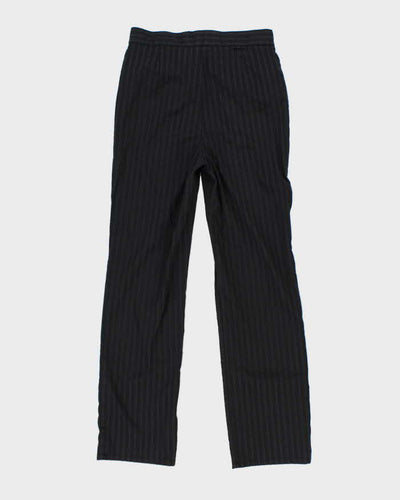 Vintage Versace Jeans Couture Black Cropped Trousers - W26 L27