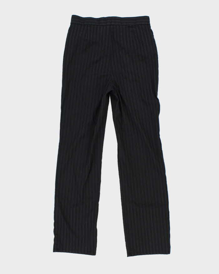 Vintage Versace Jeans Couture Black Cropped Trousers - W26 L27