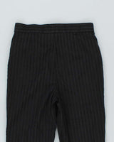 Vintage Versace Jeans Couture Black Cropped Trousers - W26 L27
