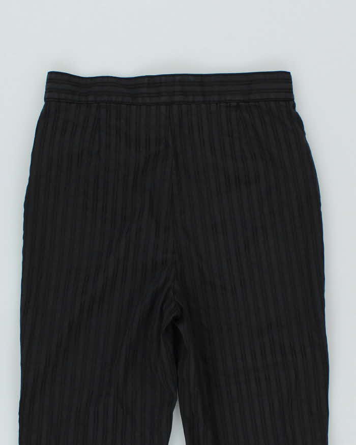 Vintage Versace Jeans Couture Black Cropped Trousers - W26 L27