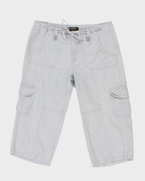Y2k 00s Edie Baurer Cropped Linen Trousers - M