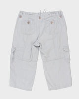 Y2k 00s Edie Baurer Cropped Linen Trousers - M