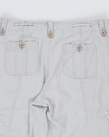 Y2k 00s Edie Baurer Cropped Linen Trousers - M