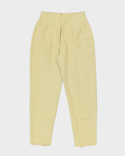 Vintage 90s Donna Morgan Linen Blend Trousers - W26 L28