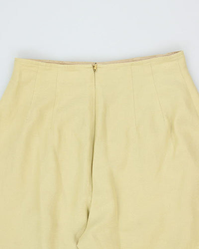 Vintage 90s Donna Morgan Linen Blend Trousers - W26 L28