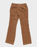 Y2k 00s Jacob Brown Stripe Cord Trousers - W32 L31