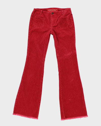 Vintage 90s Guess Corduroy Flare Trousers - W28 L32