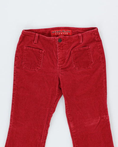 Vintage 90s Guess Corduroy Flare Trousers - W28 L32
