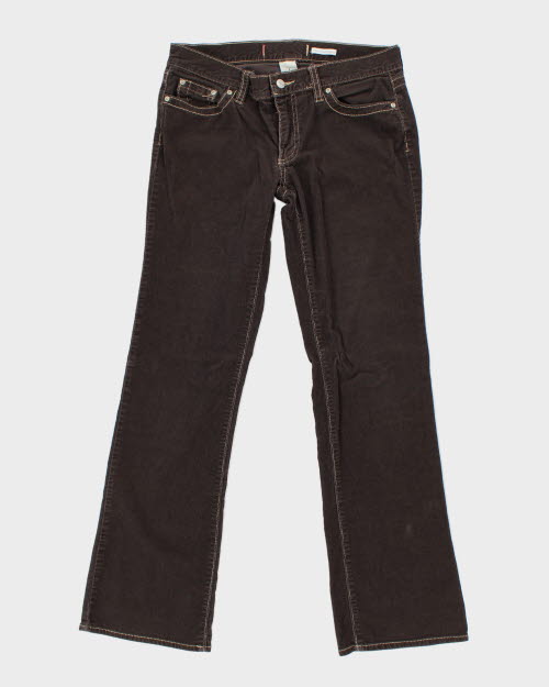 Y2k 00s Embroidered Cord Trousers - W31 L31