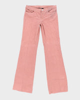 Y2k 00s Bebe Pink Cord Trousers - W30 L32