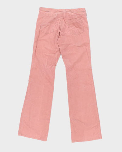 Y2k 00s Bebe Pink Cord Trousers - W30 L32