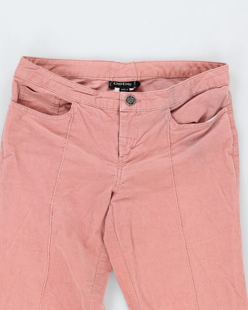 Y2k 00s Bebe Pink Cord Trousers - W30 L32