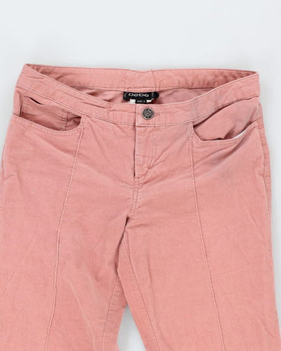 Y2k 00s Bebe Pink Cord Trousers - W30 L32