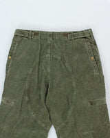 Y2k 00s HO2001 Cord Cargo Trousers - W34 L30