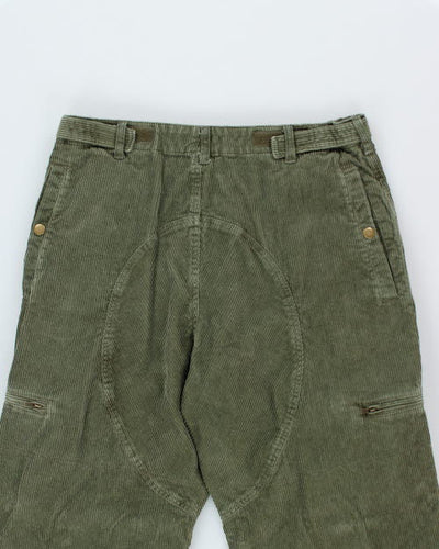 Y2k 00s HO2001 Cord Cargo Trousers - W34 L30