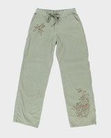 Y2k 00s Cherokee Embroidered Cord Trousers - W28 L31
