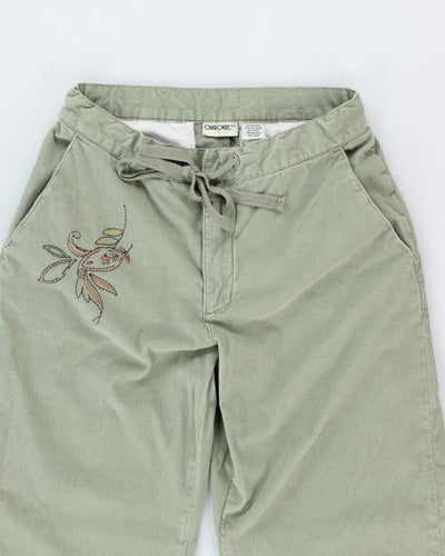 Y2k 00s Cherokee Embroidered Cord Trousers - W28 L31