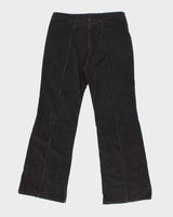Y2k 00s Tommy Hilfiger Lace-up Cord Trousers - W32 L31