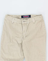 Y2k 00s Liquid Cord Flare Trousers - W32 L32